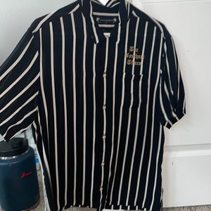 All Saints “The Nowhere Times” Viscose Button Up